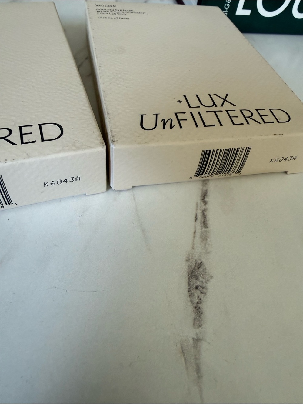 (2 Pack) +LUX Unfiltered Iced Latte Cooling Korean Under Eye Patches - 20 Pairs - Picture 3 of 6